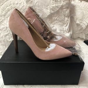 NIB Joe's Jeans Hyde Heels dusty rose 8M